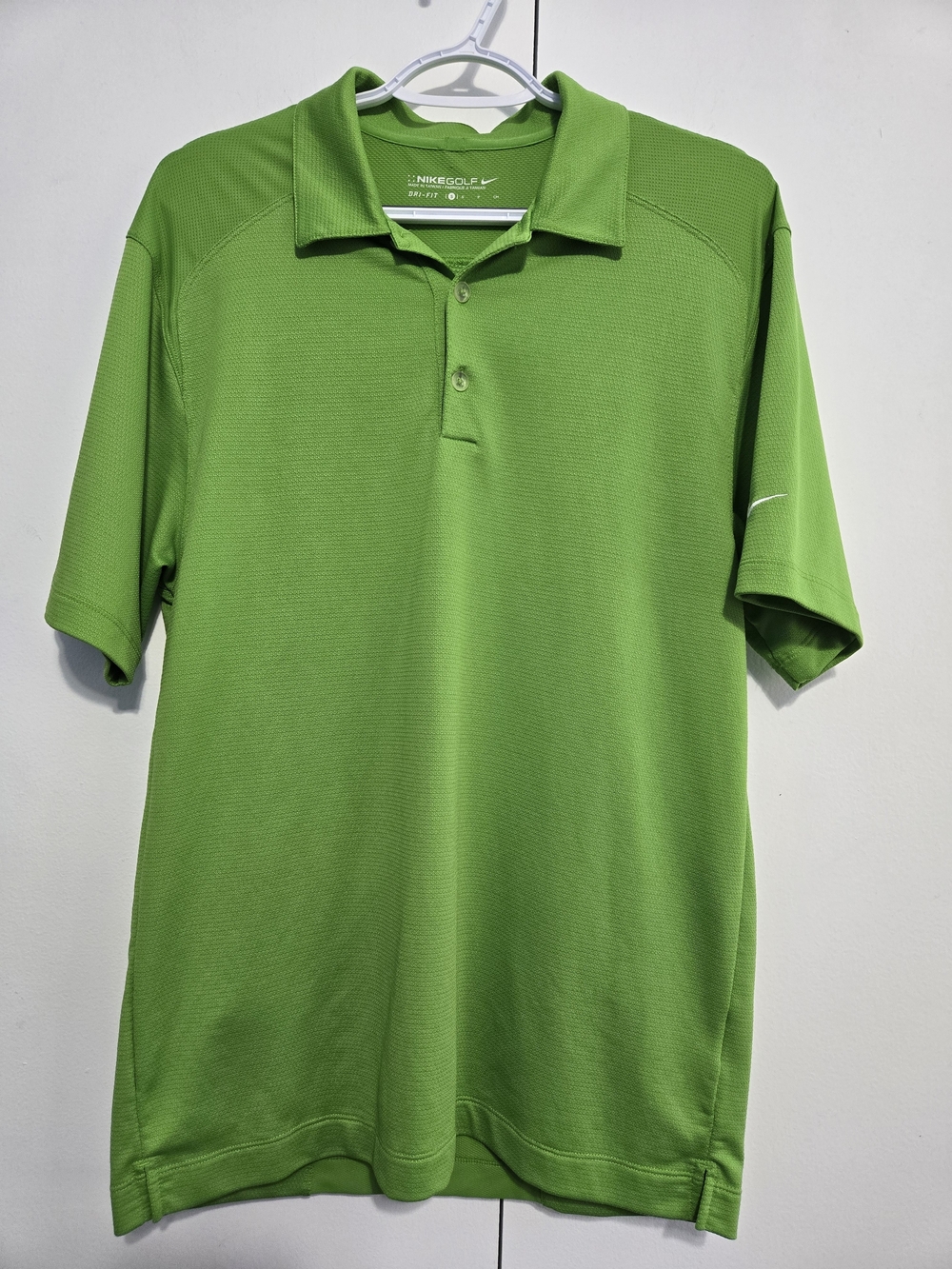 Nike Golf Dri-FIT Polo Shirt Green Short Sleeve Athletic Golf Small